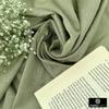 Fabric Mart Direct Taupe Green Faux Silk/Art Silk Fabric By The Yard, 10 Continuous Yards 42 inches Width Slubeed Faux Silk Solid Color Green Wholesale Upholstery Fabric view 2