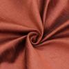 Fabric Mart Direct Rust Faux Silk/Art Silk Fabric By The Yard, 14 Continuous Yards 42 inches Width Slubeed Faux Silk Solid Color Orange Wholesale Upholstery Fabric for Curtains view 1