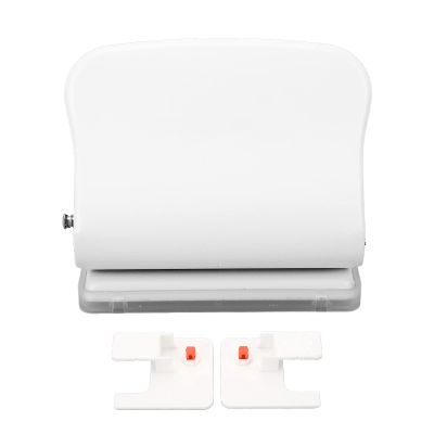 Hyuduo 10 Holes Puncher Manual Loose Leaf Hole Punch for A4 B5 A5 A7 A6 Paper 10 Sheets Capacity for Home Office School
