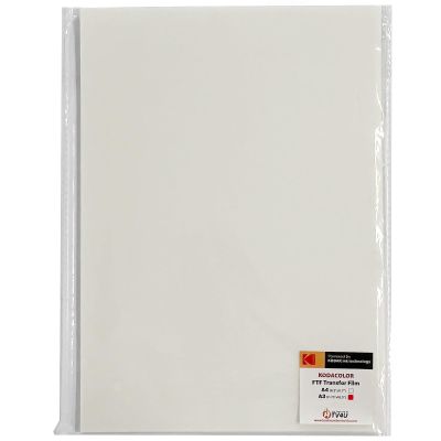 Kodak KODACOLOR FTF (Film to Fabric) DTF Cold Peel Transfer Films A3 11.75" x 16.5" (100 Sheets) - for Direct Print on Fabric, T-Shirts, DIY Projects