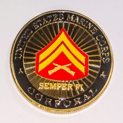 Marine Corps Corporal Military Challenge Honor Coin