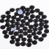 Bymitel Hotfix Crystal Rhinestones Round Gems Iron on DIY Jewelry Making Flat Back for Crafts,Black, 2mm(SS6/2880pcs) view 1