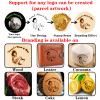 KRAMLON Branding Iron for Meat Custom Wood Burning Stamp for Food Meat Branding Iron Stamp for Bur Burger Custom Branding Iron Stamp with Wood Handle (1.5 inches) view 2