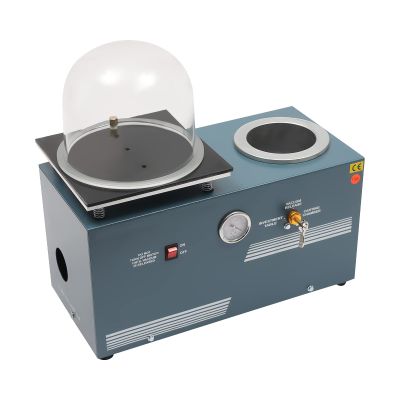 Gdrasuya10 375W Jewelry Vacuum Lost Wax Cast Combination Investing Casting Investment Machine 2L, 1/2HP 5CFM Vacuum Casting Machine