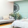 Sunflower Large Removable Vinyl Wall Decal Modern Boho Dcor Original Sricker (Medium 20"x40", Medium Grey) view 2
