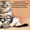 sksketch book notebook for drawing writing doodling or sketching cats lover: 8,5 x 11 inch 21.7 x 27.94 cm 120 pages sketch book Cat chaton design cover view 1
