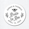 Bridal Shower Stickers for Favors, Bride to Bee Labels, Bee Themed Party, Honey Jar Favors or Seed Packets, Honey Bee Shower view 2