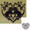 Cat Leaf Heart Metal Cutting Dies Scrapbooking Paper Craft Card Making view 1
