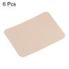 HARFINGTON 6Pcs Iron on Patches for Clothing Repair 3" x4-1/4 Fabric Patch Cotton Decorating for Clothes Pants Bag, Cream view 3
