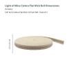 Light of Mine - 5/8" Inch 33' Foot, 100% Cotton Flat Wick - 2 Pack for Paraffin Oil, Kerosene Based Lanterns, and Oil Lamps with Genuine Red Stitch (5/8" - 33' Roll, 2pk) view 2