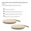Light of Mine - 5/8" Inch 33' Foot, 100% Cotton Flat Wick - 2 Pack for Paraffin Oil, Kerosene Based Lanterns, and Oil Lamps with Genuine Red Stitch (5/8" - 33' Roll, 2pk) view 3