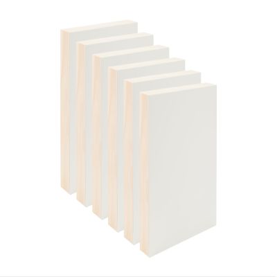Da Vinci Pro Resist-Grip Coarse Textured Gesso Board, 9x12-6 Pack, 2" Depth Art Boards for Painting, White Acrylic Polymer with Quartz Sand, Warp-Resistant Cradled and Sealed MDF Panel