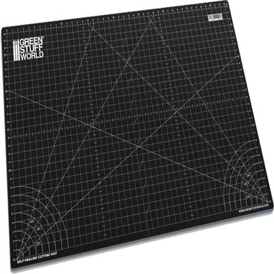 Green Stuff World for Models & Miniatures Black Cutting Mat 4135