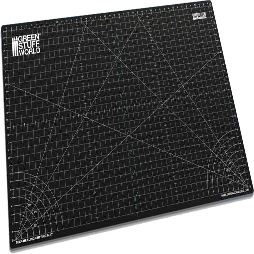 Green Stuff World for Models & Miniatures Black Cutting Mat 4135