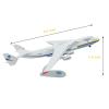 1:400 An-225 Antonov Aircraft Model Transporter Pre-Built Model Display Die-Cast Model Plane for Collection Festival Gift view 2