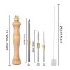 Hoghaki Needle Tool - Embroidery Kit - Wooden Needles, Embroidery Needle Set Craft Needlework Needle for Stitching Applique Embellishment view 4
