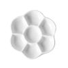 1pc Watercolor Floral Ceramic Palette, Gouache Round Palette, Easy to Clean Art Supplies (Color : 8.5cm) view 1