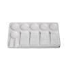 EactEl Ceramic Rectangular Artist Palette, Suitable for Oil Painting, Watercolor, Gouache Mixing Tray view 1