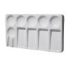 EactEl Ceramic Rectangular Artist Palette, Suitable for Oil Painting, Watercolor, Gouache Mixing Tray view 3