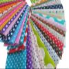 50PCS 4 X4 Inches Different Patterns Dot Cotton Craft Printed Fabric DIY Handmade Material Set Bundle Patchwork Squares for Home Crafts Sewing Scrapbooking Quilting view 2