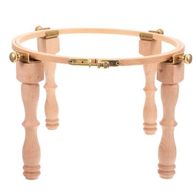 VILLFUL Djustable Height Embroidery Stand for Table 1 Set of Embroidery Hoop Holder for Beginners