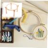 VILLFUL Djustable Height Embroidery Stand for Table 1 Set of Embroidery Hoop Holder for Beginners view 4
