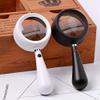 FairUo Magnifyings,Educational Hobby Magnifiers,2* Led Light Handheld Magnifier Reading Magnifying Glass 20X77Mm Distortion-Free Lens for Seniors, Low Vision, Books, Pages, Magazines, Maps/White view 2