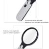 FairUo Magnifyings,Educational Hobby Magnifiers, Lighted Magnifying Glass Double Light Glass Lens Placed Hand-Held Large Mirror 45 Times Magnifying Glass Old Man Reading view 3