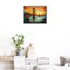 Golden Gate Bridge Diamond Painting DIY 5D,Numbering Kit, San Francisco at Sunset Crystal Rhinestone Diamond Painting Landmark Pictures USA Landscape Artwork Home Decor Adults Gift(12''Wx 16''H) view 3