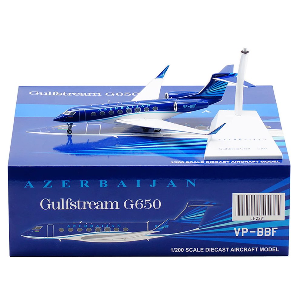 AZIZAT Gulfstream G650 1/100 Scale Model Jet Collectibles Collection Models Die-Cast Aircraft Gulfstream Model Plane Gift Ornaments,Gulfstream g650 Blue