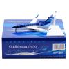 AZIZAT Gulfstream G650 1/100 Scale Model Jet Collectibles Collection Models Die-Cast Aircraft Gulfstream Model Plane Gift Ornaments,Gulfstream g650 Blue view 1