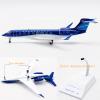 AZIZAT Gulfstream G650 1/100 Scale Model Jet Collectibles Collection Models Die-Cast Aircraft Gulfstream Model Plane Gift Ornaments,Gulfstream g650 Blue view 2