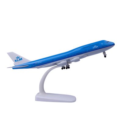 Bswath Model Airplane 1:300 Scale KLM Holland B747 Model Plane for Gift and Decoration