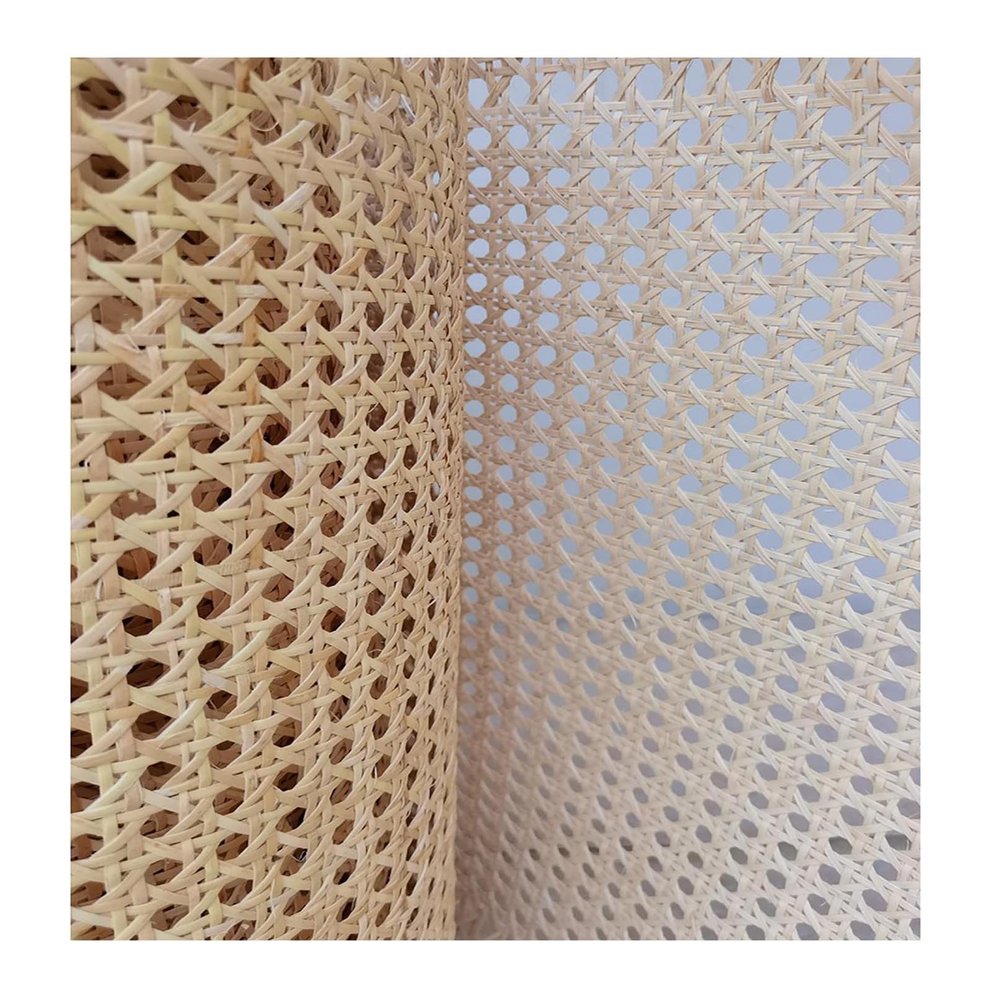 Tophacker Rattan Cane Webbing, Cane Webbing Sheet, Rattan Roll, Woven Hexagon Open Mesh, for Furniture Chair Cabinet Ceiling DIY Supplies 16 18 24 32 36 in (Size : 45cmx100cm(18inx40in))