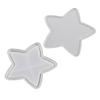 Heart Round-Star Silicone Resin Mold Coaster Shaker Epoxy Molds Quicksand Frame Cup Mat Resin Casting Mold Ideal-Gift Cup Mat Quicksand Epoxy Molds Gift For Crafters view 1