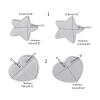 Heart Round-Star Silicone Resin Mold Coaster Shaker Epoxy Molds Quicksand Frame Cup Mat Resin Casting Mold Ideal-Gift Cup Mat Quicksand Epoxy Molds Gift For Crafters view 4