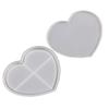 Heart Round-Star Silicone Resin Mold Coaster Shaker Epoxy Molds Quicksand Frame Cup Mat Resin Casting Mold Ideal-Gift Cup Mat Quicksand Epoxy Molds Gift For Crafters view 1