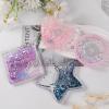 Heart Round-Star Silicone Resin Mold Coaster Shaker Epoxy Molds Quicksand Frame Cup Mat Resin Casting Mold Ideal-Gift Cup Mat Quicksand Epoxy Molds Gift For Crafters view 2