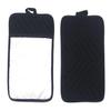 Sublimation Blanks 9"x7" Polyester/Cotton Black Pot Holders with Sublimation Pocket DIY Set of 6 view 2