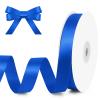 KMER LIFE 5/8" Wide x 50 Yards Royal Blue Satin Ribbon - Perfect for Wedding Decor, Wreaths, Crafts, Gift Wrapping & Other Projects view 1