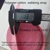 3/4 inch Cotton Webbing Strap - Polyester Strapping for Bags Handles Leash Arts Crafts view 3