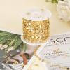 YOUBEIYEE 16.4 Feet Light Gold Sequin Chain for Jewelry Making Solid Brass 16K Gold Plated Chains Bulk Bracelet Necklace DIY Jewelry Supplies Findings view 4