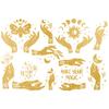 Ceramic Decals - Overglaze Gold - Enamel Decal - Waterslide Decal, Mystical Hand view 1