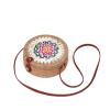 KATIAK Rattan Weave Bag Crossbody Mini Bag Mori Style Basket Chopsticks Retro Artistic Crafts Woven Bells of Ireland Type view 1