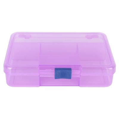 Grid Organizer Box,,Grid Organizer Box, Sliding Buckle 5 Compartments Storage Container Storage Container Jewelry Box For Finger Ring