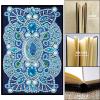 5D Diamond Painting Notebook Blank Page Sky Blue Mandala DIY Diamond Painting Kits Leather Hardcover Arts and Crafts for Adults Adult Craft Kit Office Sketch Book Set Kids Journal Sketchbook view 2