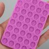Rosebeading Resin Casting Molds for Jewelry, Soap, and Crafts - Alphabet Letter Silicone Mold Kit with Plastic Bead Charm Letters (Double Hole) view 2
