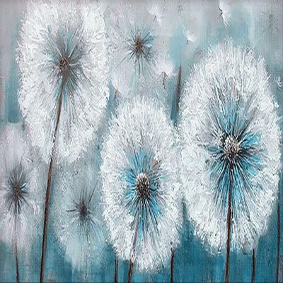 MMAHD Diamond Art Painting Kits for Adults,DIY 5D Round Full Drill Dandelion Diamond Art, Perfect for Relaxation and Home Wall Dcor (19.6 * 11.8Inches)