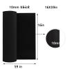 AMZQNART EVA Foam 10mm, Cosplay Foam Roll 16 x 59in (6.5sqft) Black, Suitable for Foam Cosplay Modeling, DIY Projects, Crafts, Ultra High Density 90 kg/m3. view 2