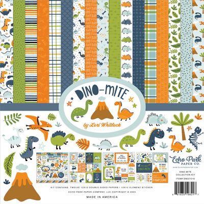 Echo Park Collection Kit 12"X12" Dino-Mite
